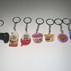 Keychain snack bundle 7pc